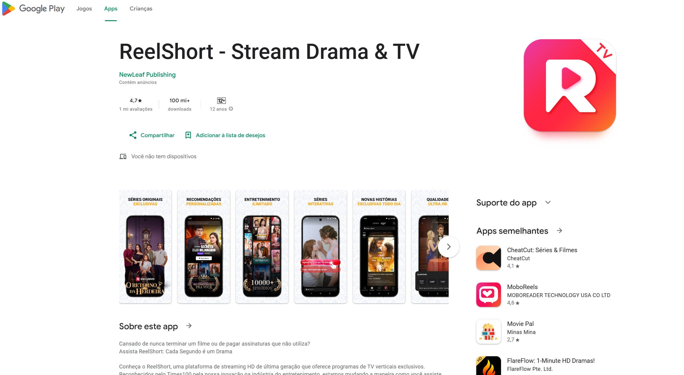 ReelShort Google Play