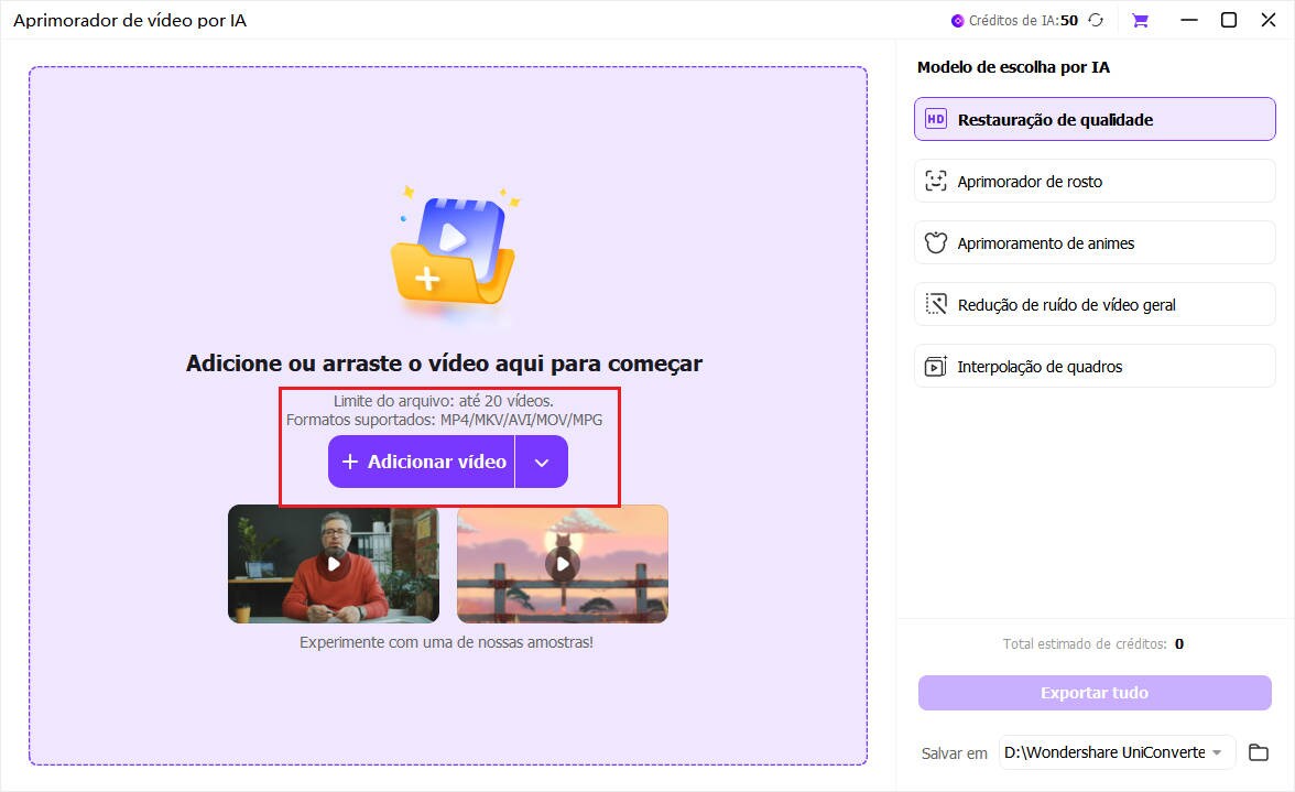 aprimorar video