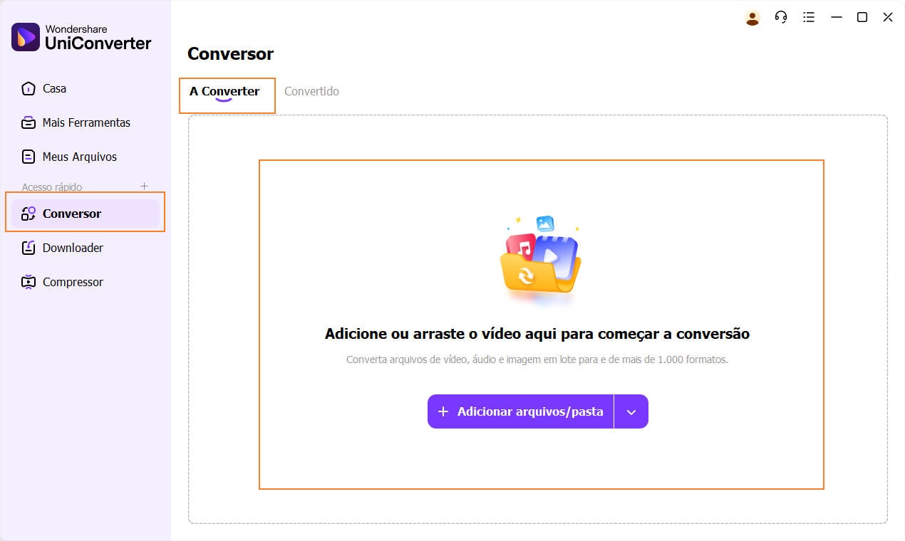 Adicionar os arquivos