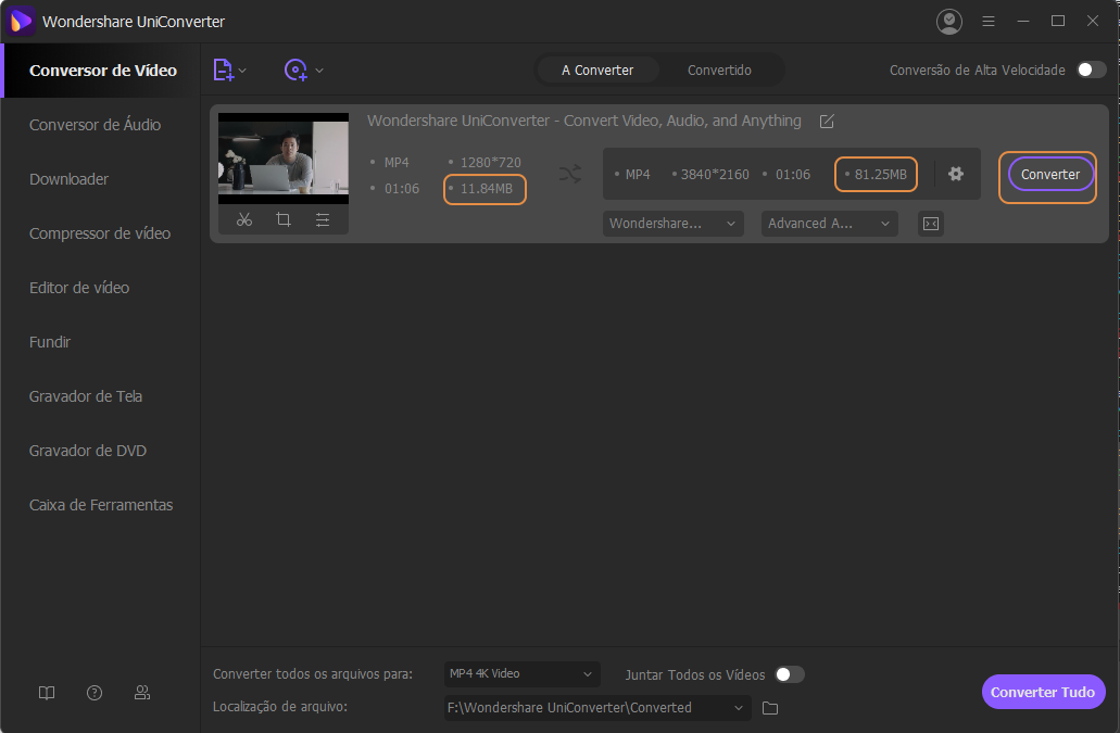 Convert MKV to any video format